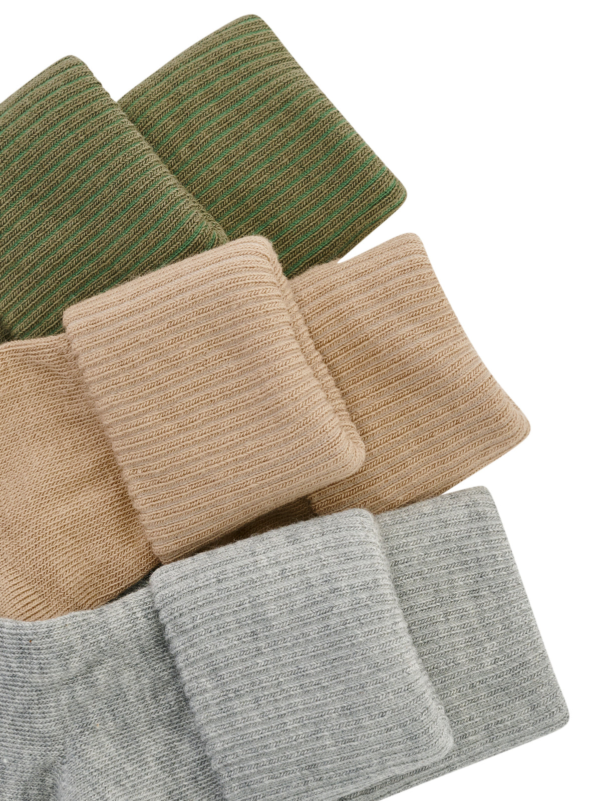 HUMMEL Mini Bee 3-Pack Sock Kind (dusty olive/cobblestone)