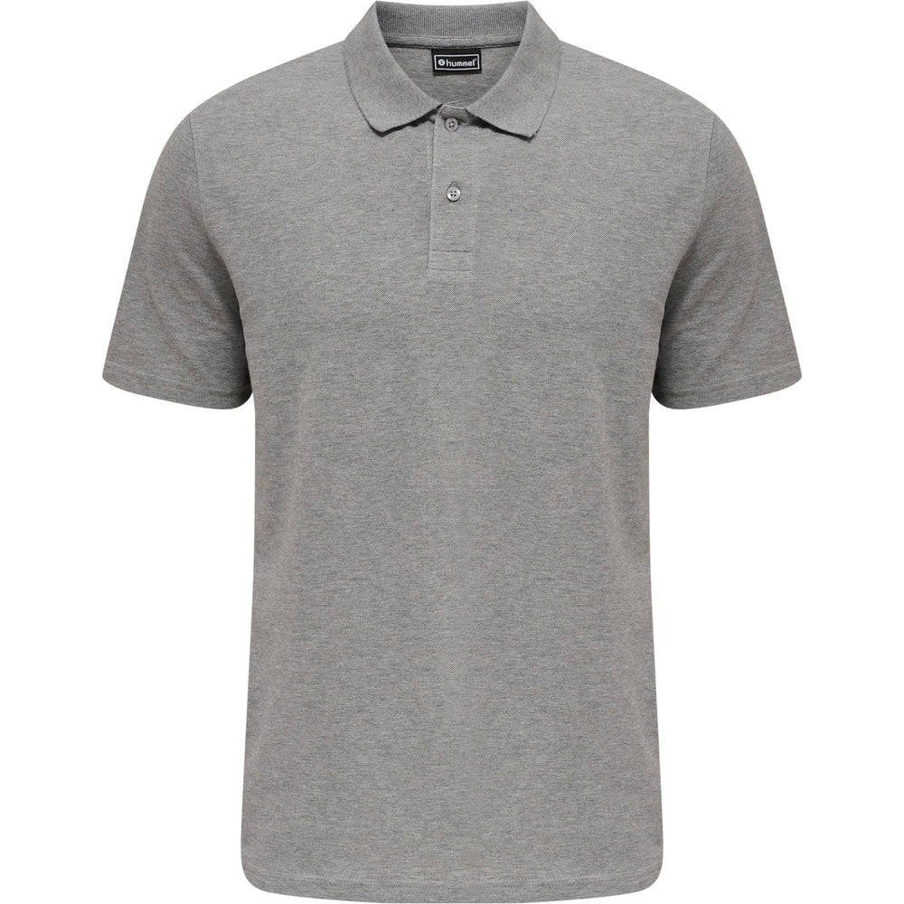 HUMMEL Red Classic Polo (grey melange)