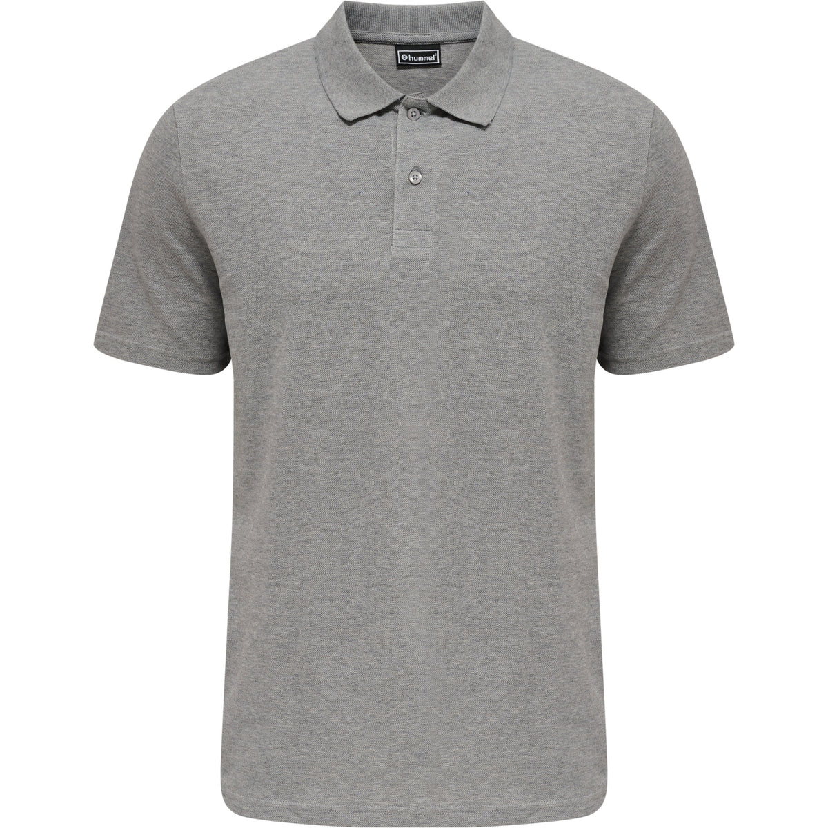 HUMMEL Red Classic Polo (grey melange)