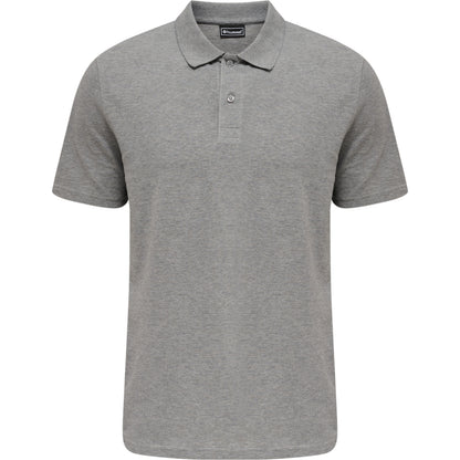 HUMMEL Red Classic Polo (grey melange)