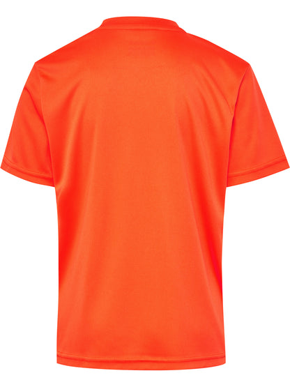 HUMMEL Logo Jersey S/S Kind (nasturtium)