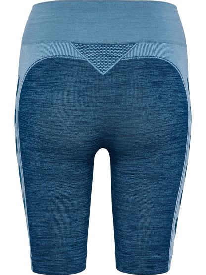 HUMMEL Clea Seamless Cycling Shorts Damen (navy peony/faded denim)