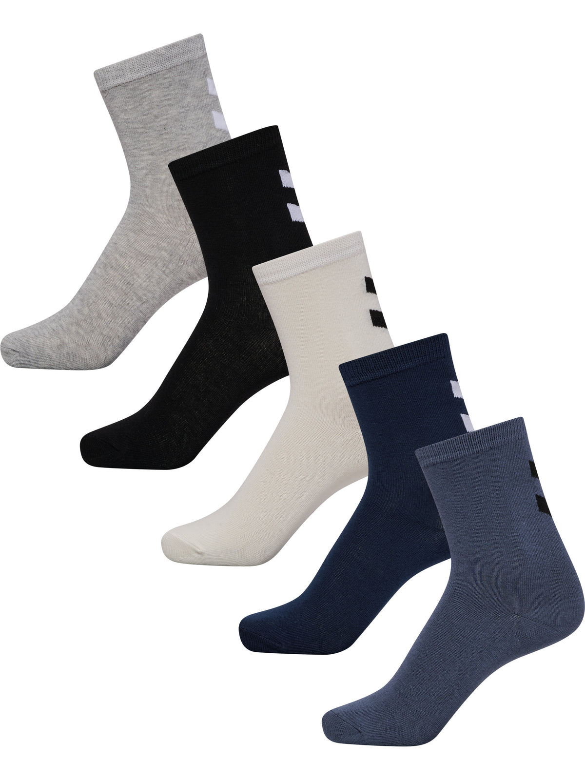 HUMMEL Make My Day Sock 5-Pack Kind (dress blues)
