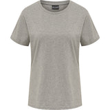 HUMMEL Red Basic T-Shirt S/S Damen Grau