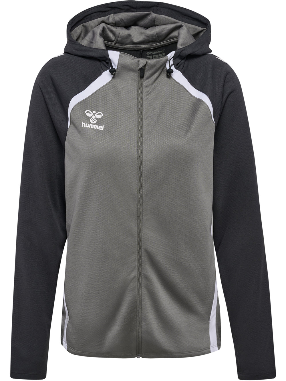 HUMMEL Lead 2.0 Zip Hoodie Damen (steel gray/asphalt)