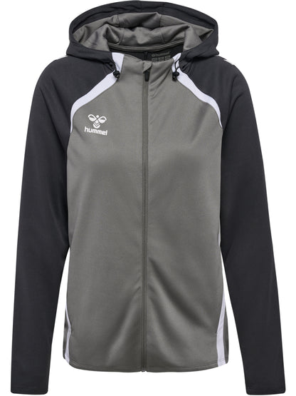 HUMMEL Lead 2.0 Zip Hoodie Damen (steel gray/asphalt)