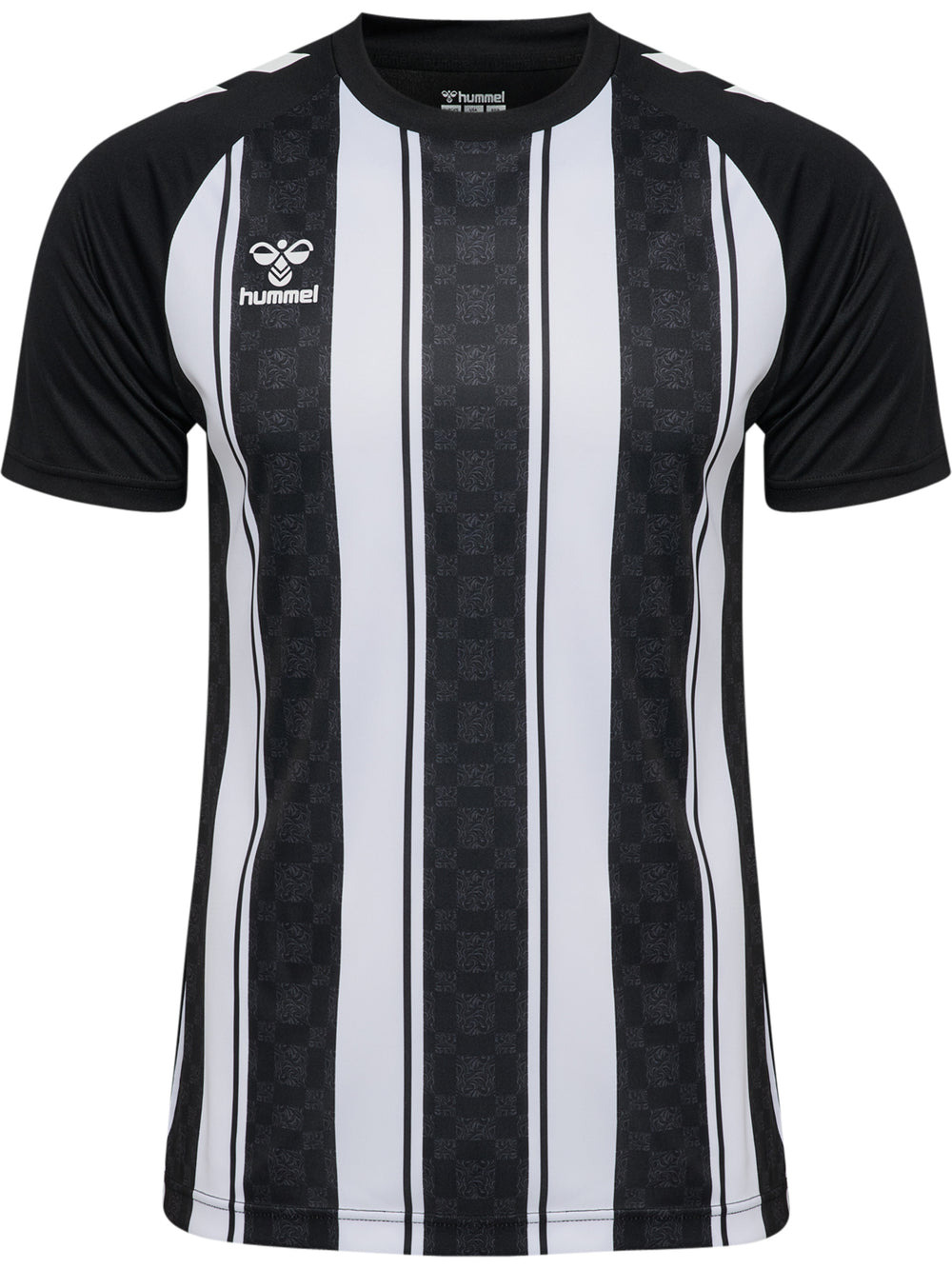 HUMMEL Match Striped Jersey S/S (black/white)