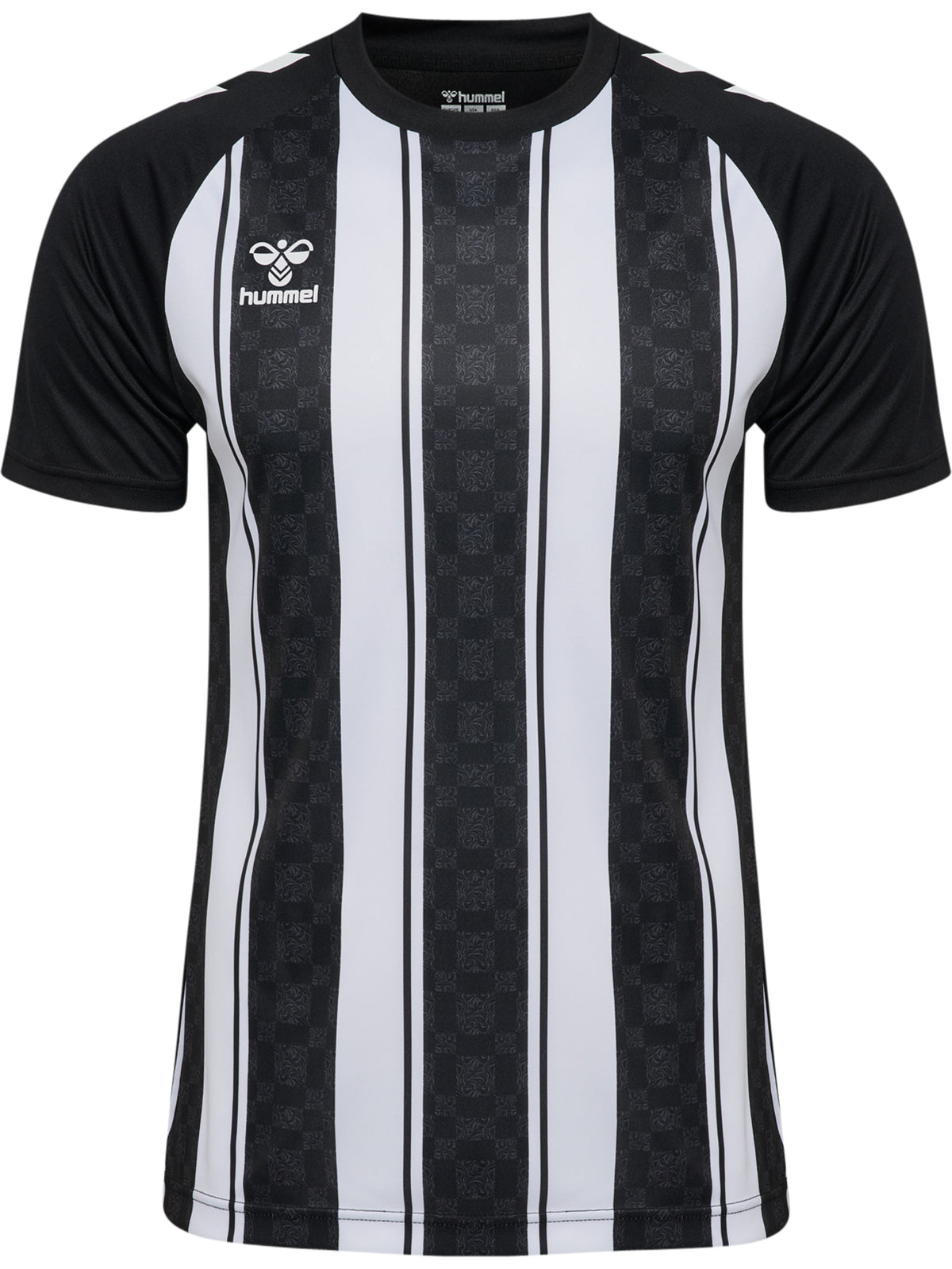 HUMMEL Match Striped Jersey S/S (black/white)