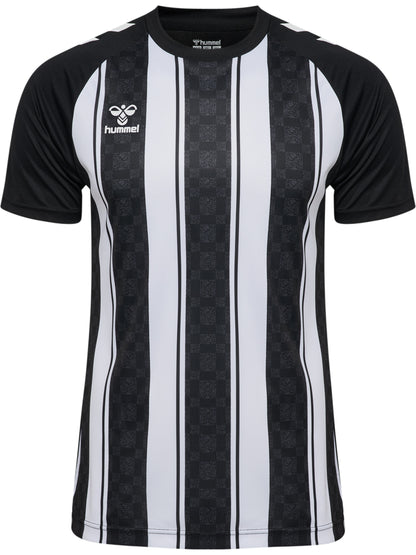 HUMMEL Match Striped Jersey S/S (black/white)