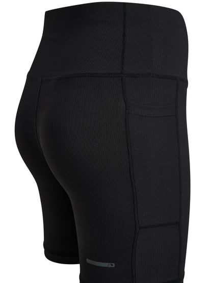NEWLINE Eclipse Rib Short Tights Damen (black)