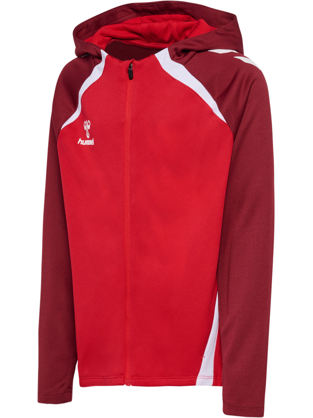 HUMMEL Lead 2.0 Zip Hoodie Kind (true red/maroon)