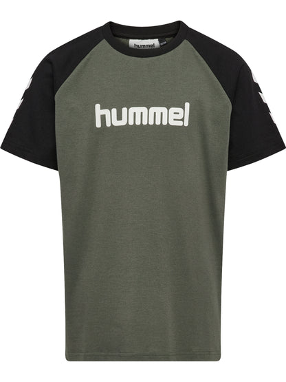 HUMMEL Logo T-Shirt S/S Kind (castor gray)