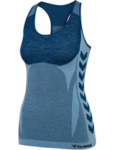 HUMMEL Clea Seamless Top Damen (navy peony/faded denim)