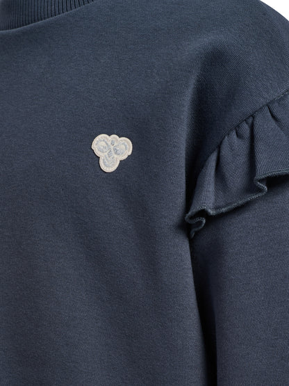 HUMMEL Loose Flair Sweatshirt Bee Kind (ombre blue)