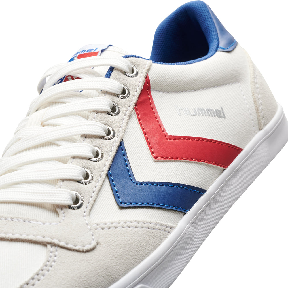 HUMMEL Slimmer Stadil Low (white/blue/red/gum)