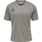 HUMMEL Core Xk Poly Jersey S/S Herren Grau