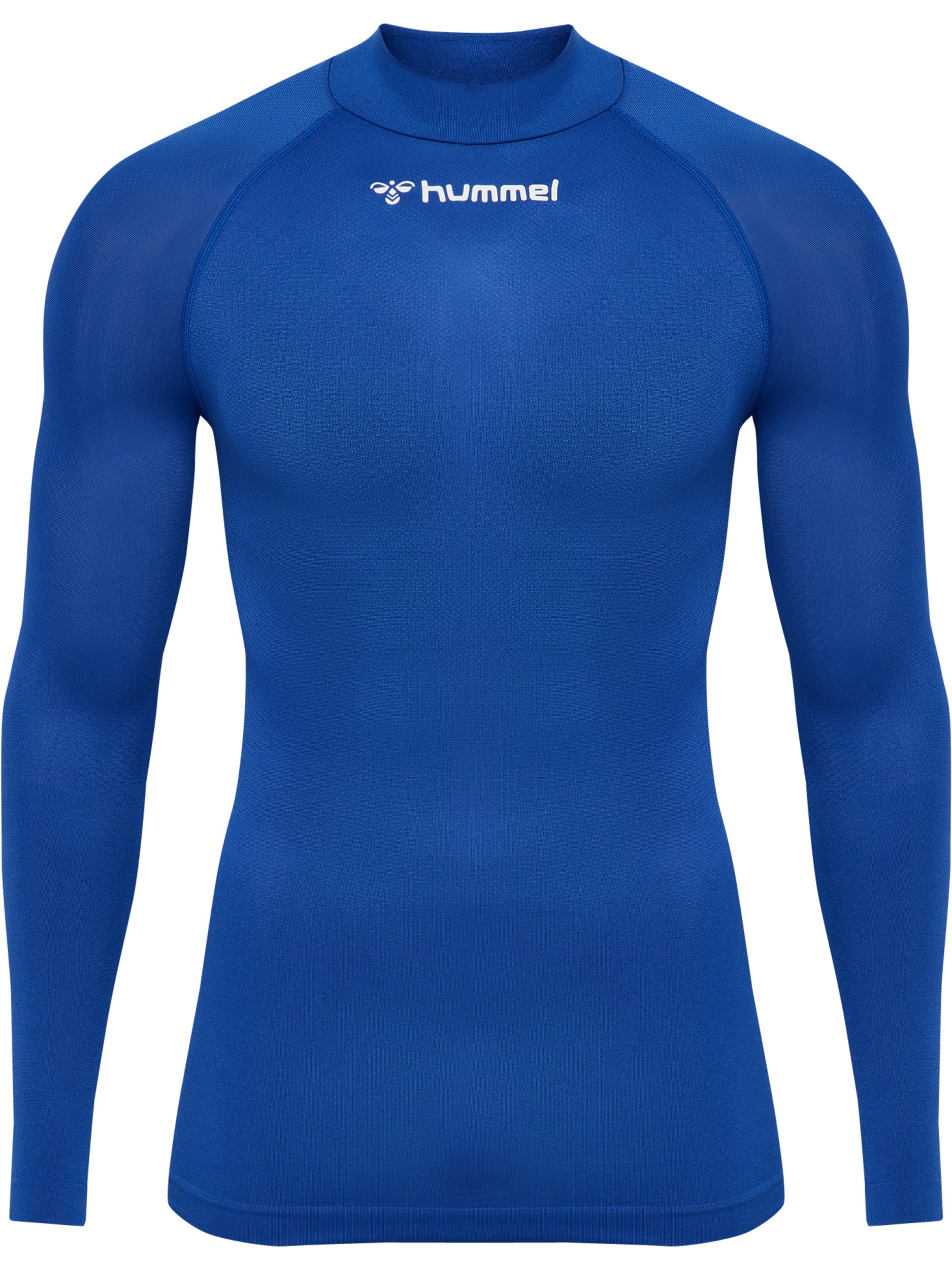 HUMMEL Bl Comfort 2.0 Mockneck Tee L/S Herren Blau
