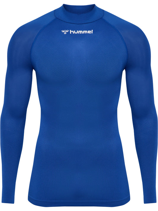 HUMMEL Bl Comfort 2.0 Mockneck Tee L/S Herren Blau