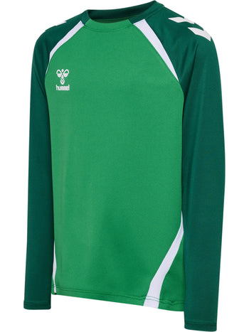 HUMMEL Lead 2.0 Crew Sweat Kind (jelly bean/evergreen)