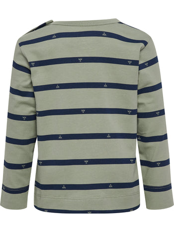 HUMMEL Mini Reg Stripy Bee T-Shirt L/S Kind (shadow)