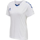 HUMMEL Core XK Poly Jersey S/S Damen (white/true blue)