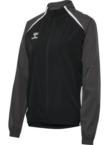 HUMMEL Lead 2.0 Woven Jacket Damen (black/asphalt)