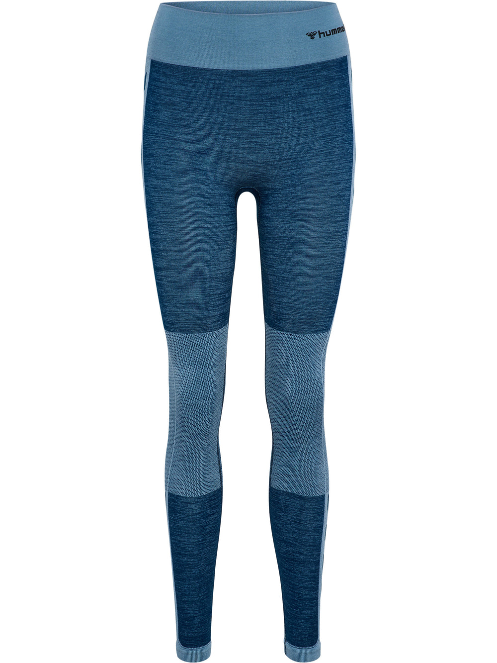 HUMMEL Clea Seamless Mid Waist Tights Damen (navy peony/faded denim)