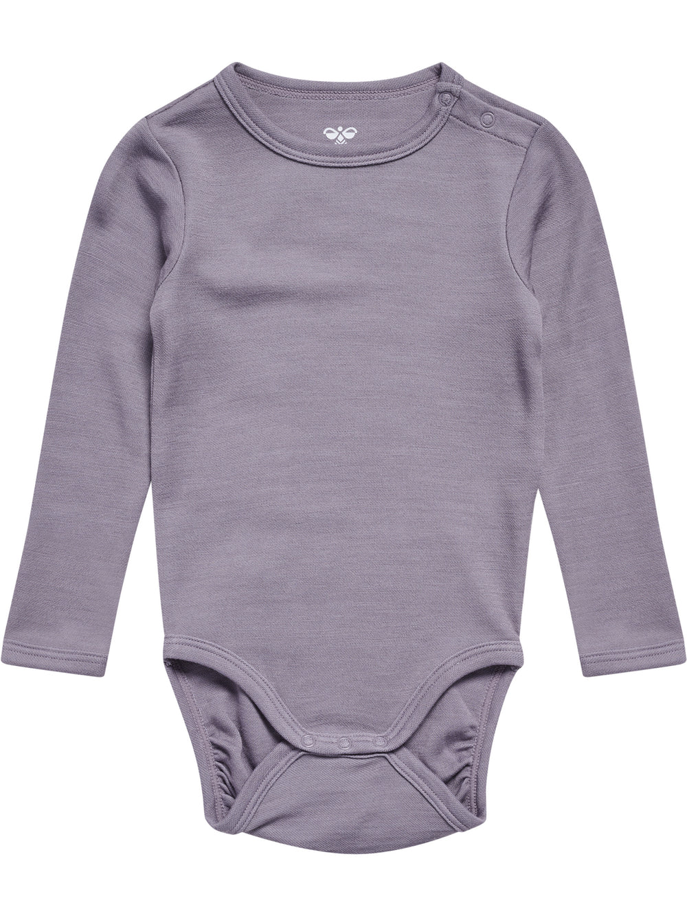 HUMMEL Mini Wool Solid Body L/S Kind (gray ridge)
