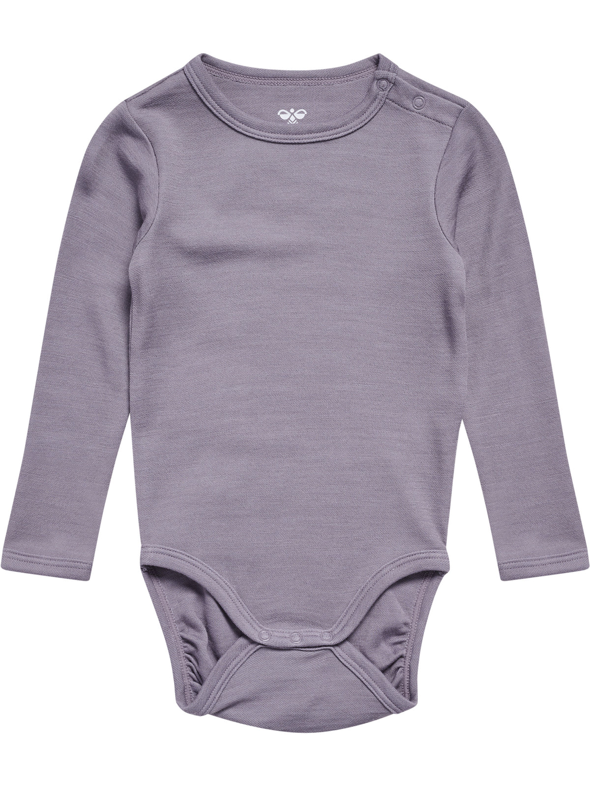 HUMMEL Mini Wool Solid Body L/S Kind (gray ridge)
