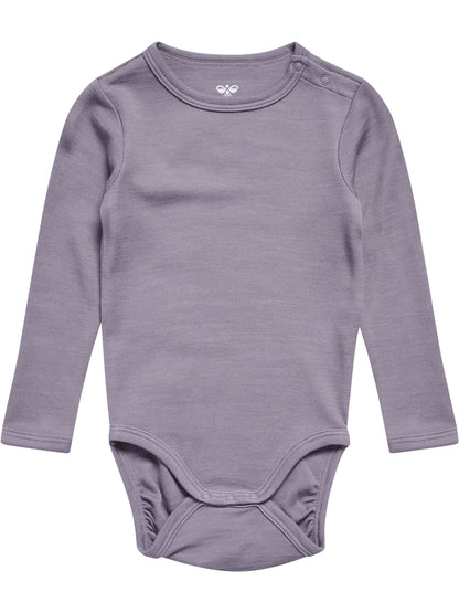 HUMMEL Mini Wool Solid Body L/S Kind (gray ridge)
