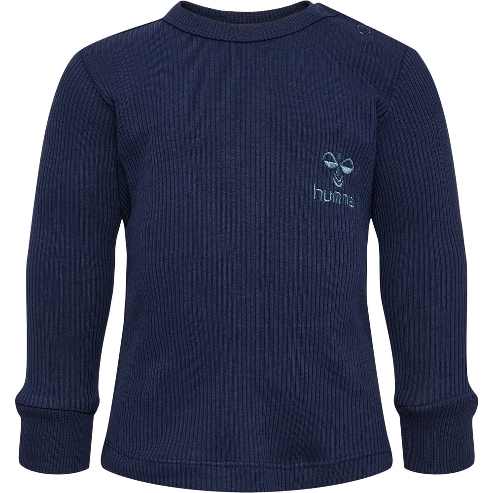 HUMMEL Sami T-Shirt L/S Kind (black iris)