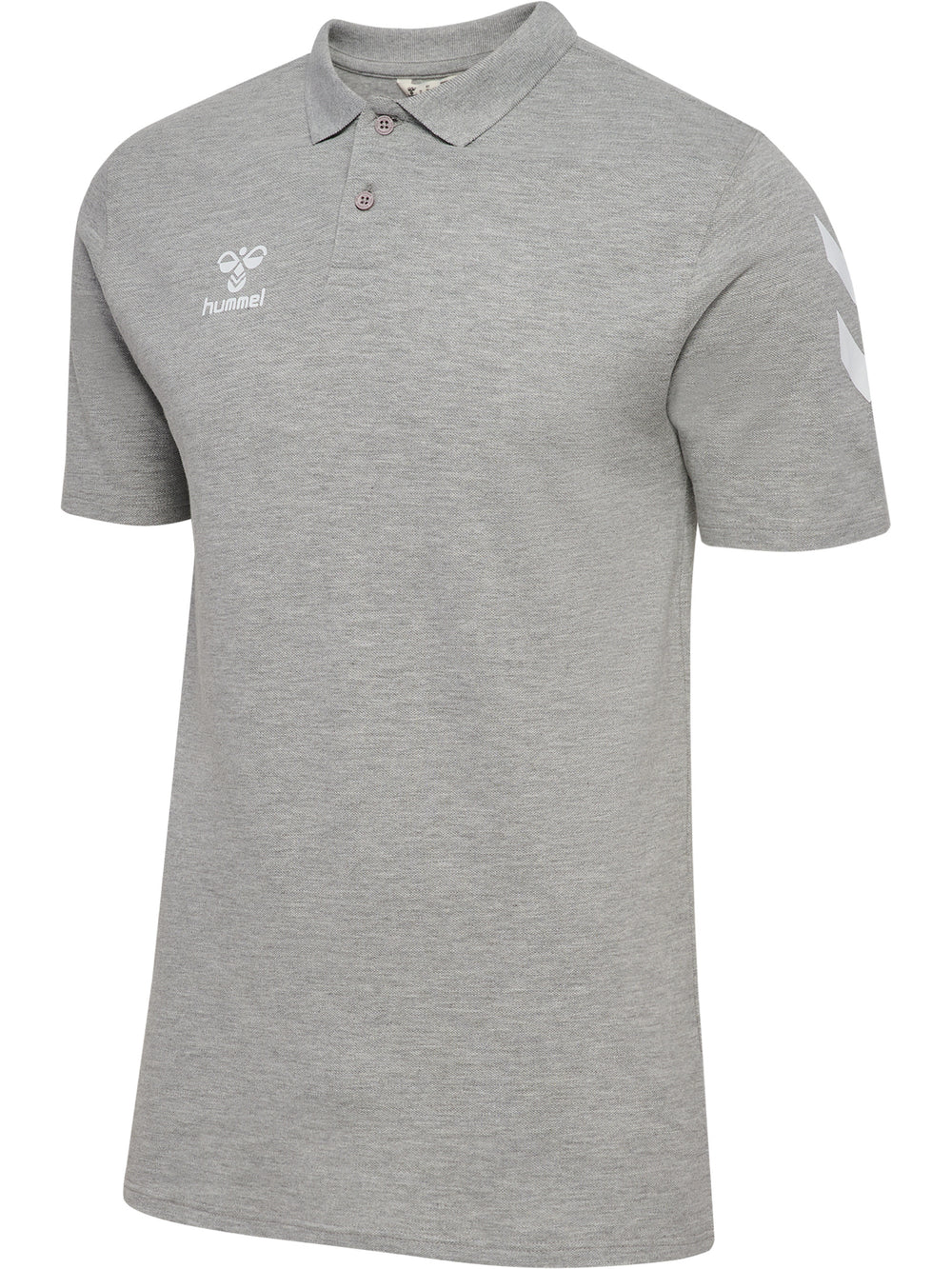 HUMMEL Go 2.0 Chevron Polo (grey melange)