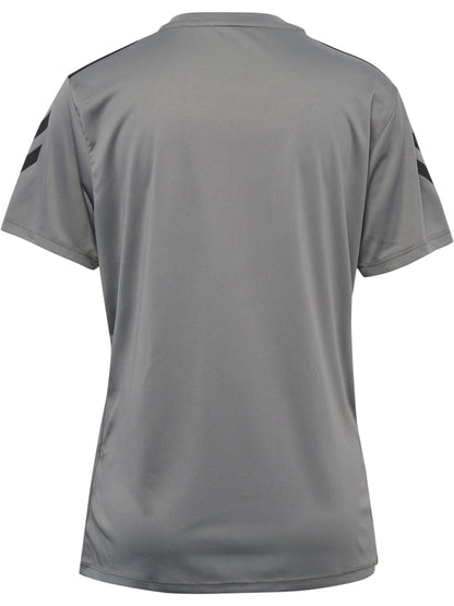 HUMMEL Essential 2.0 Jersey S/S Damen (steel gray/black)
