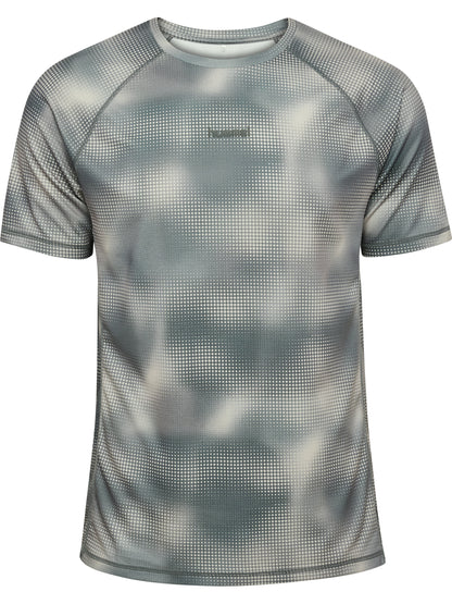 HUMMEL Momentum AOP T-Shirt L/S (ultimate gray)