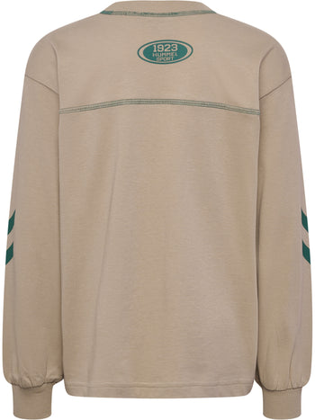HUMMEL Timmi Boxy T-Shirt L/S Kind (cobblestone)