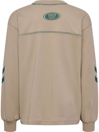 HUMMEL Timmi Boxy T-Shirt L/S Kind (cobblestone)