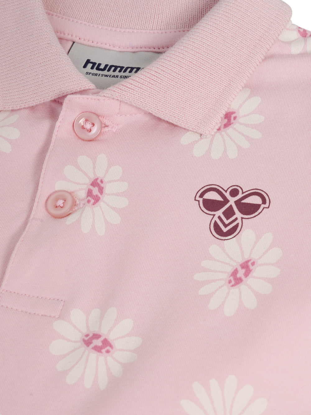 HUMMEL Mini Reg Flower Polo Dress S/S Kind (pale lilac)