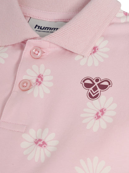 HUMMEL Mini Reg Flower Polo Dress S/S Kind (pale lilac)