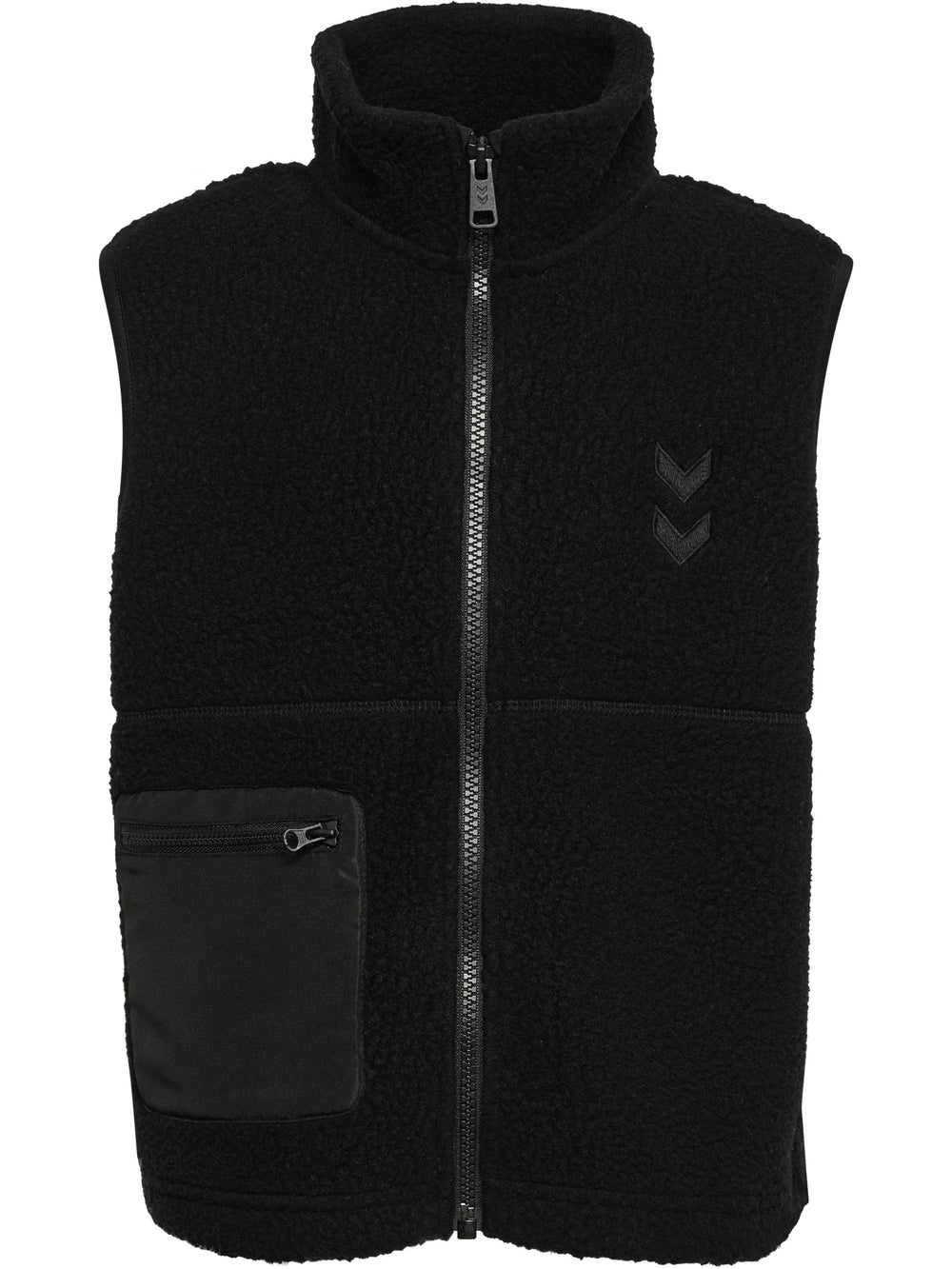 HUMMEL Martini Fleece Zip Vest Kind (black beauty)
