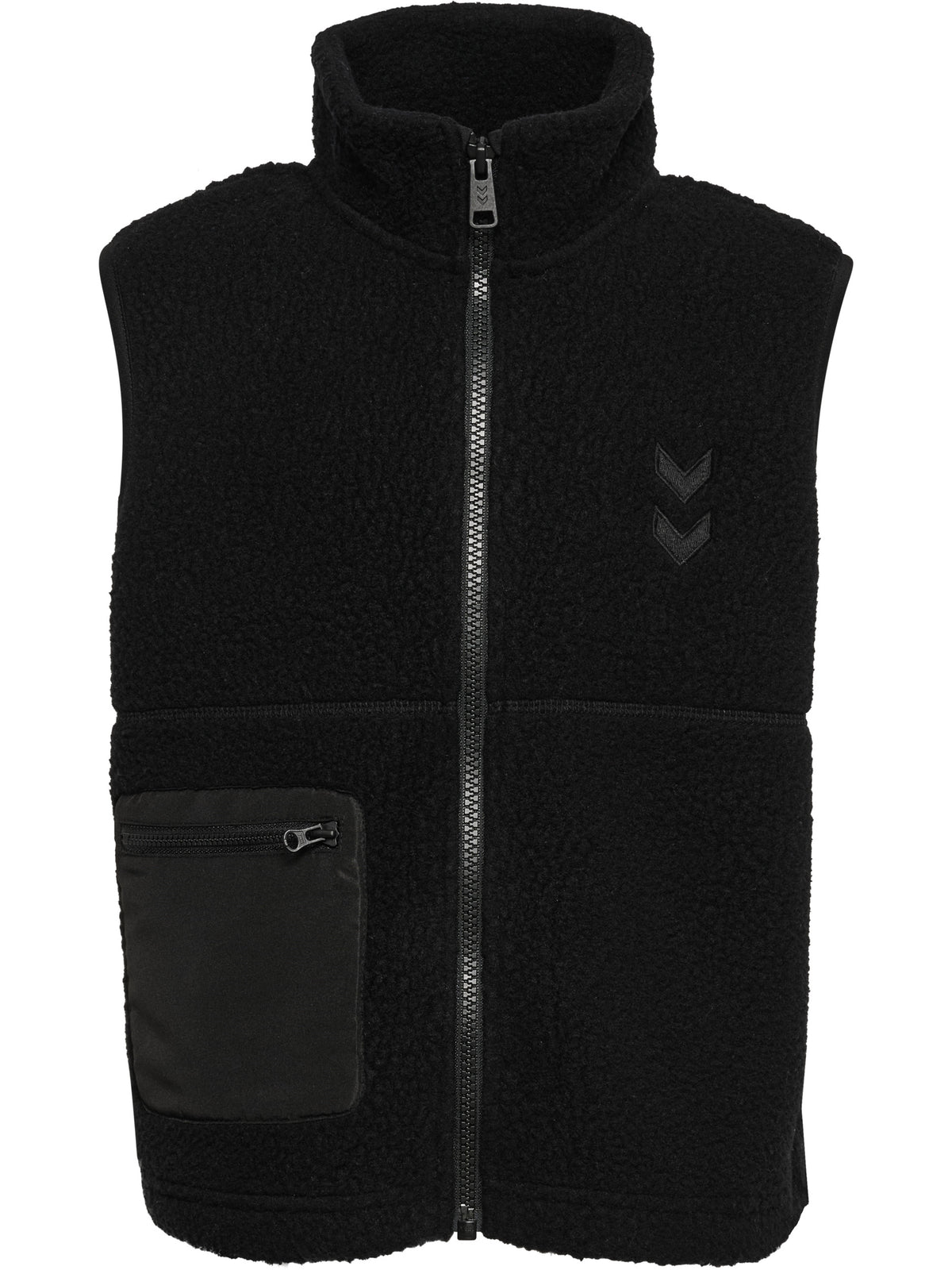 HUMMEL Martini Fleece Zip Vest Kind (black beauty)