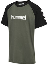 HUMMEL Logo T-Shirt S/S Kind (castor gray)