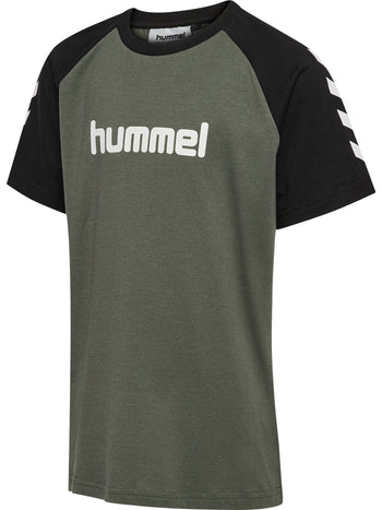 HUMMEL Logo T-Shirt S/S Kind (castor gray)