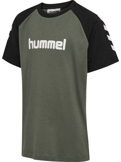 HUMMEL Logo T-Shirt S/S Kind (castor gray)