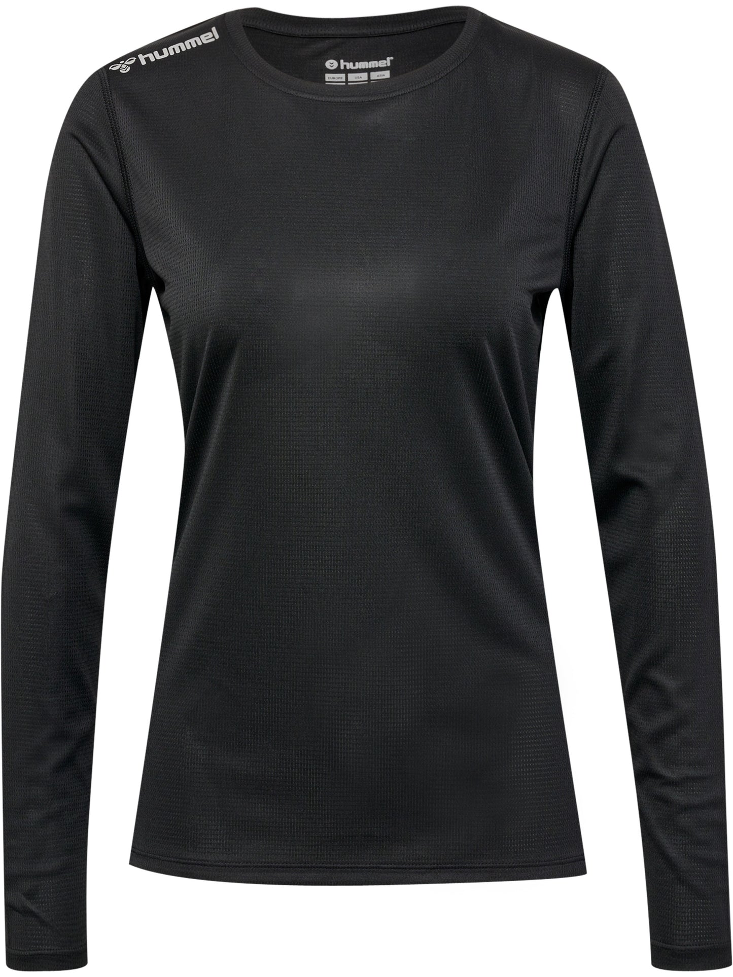 HUMMEL Run Jersey L/S Damen Schwarz
