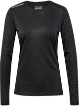 HUMMEL Run Jersey L/S Damen Schwarz