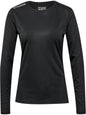HUMMEL Run Jersey L/S Damen Schwarz