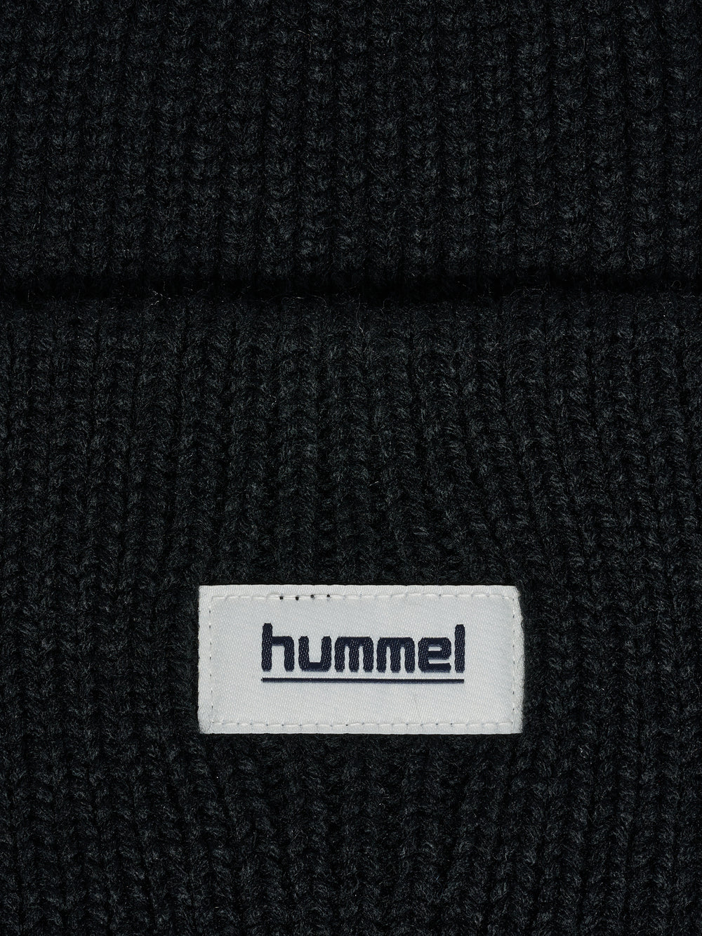 HUMMEL Heavy Rib Knit Beanie Kind (black)