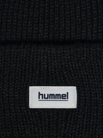 HUMMEL Heavy Rib Knit Beanie Kind (black)