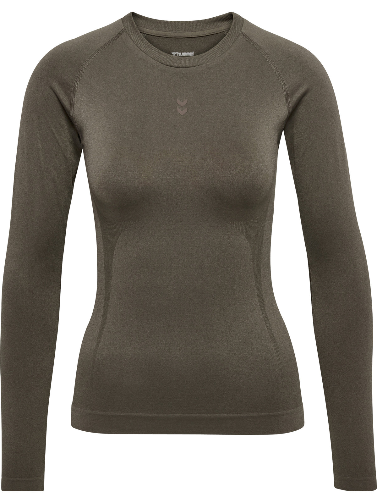 HUMMEL Flow T-Shirt L/S Damen (major brown)
