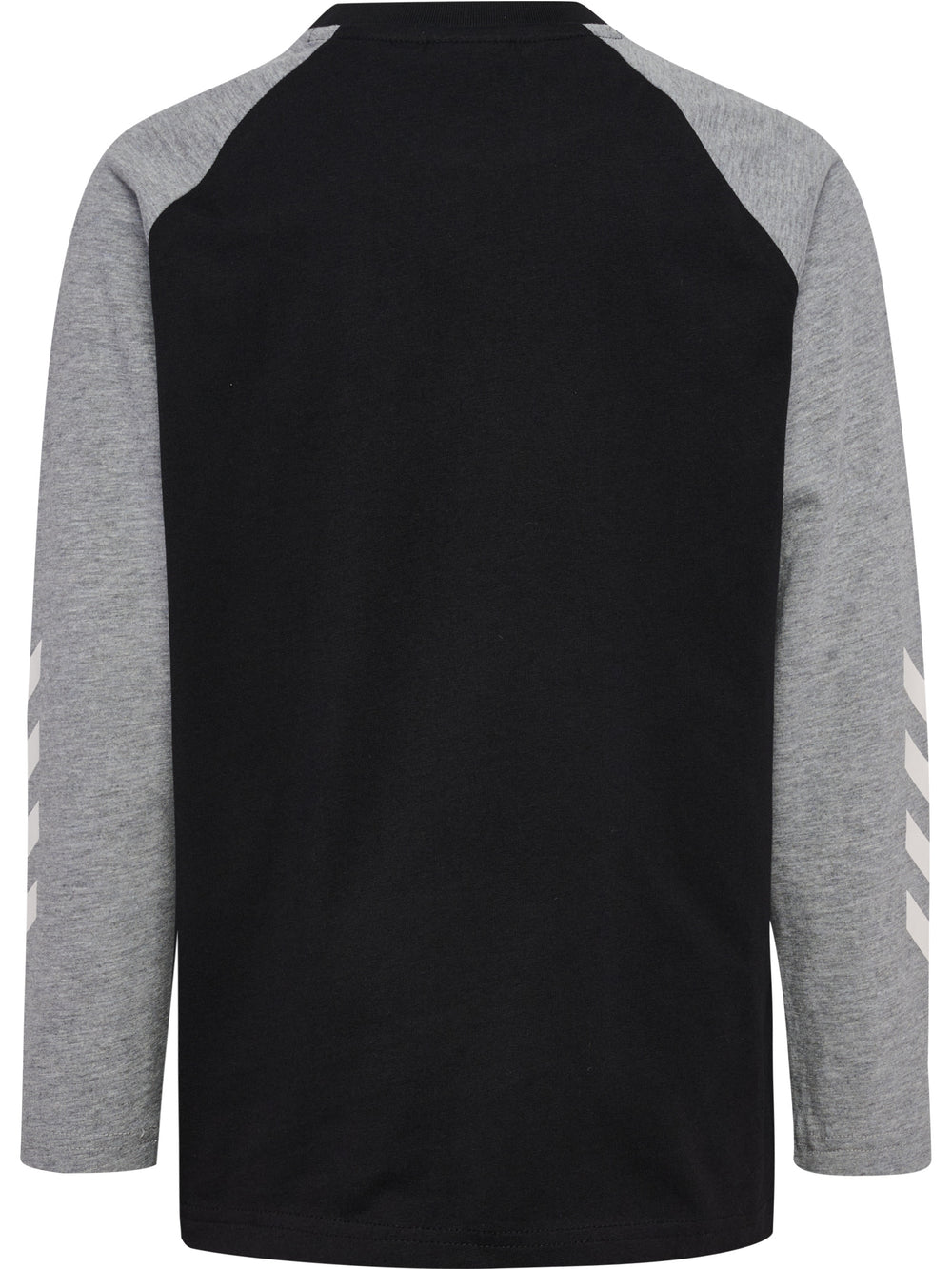 HUMMEL Logo T-Shirt L/S Kind (black/grey melange)